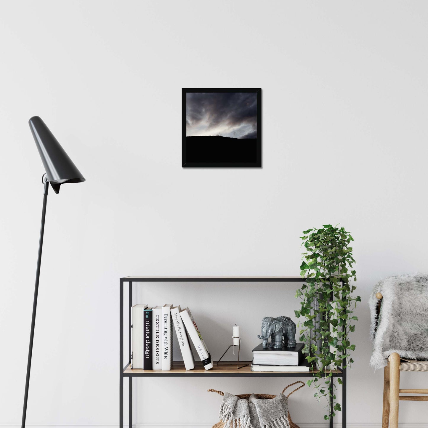 Against the Storm Framed Print