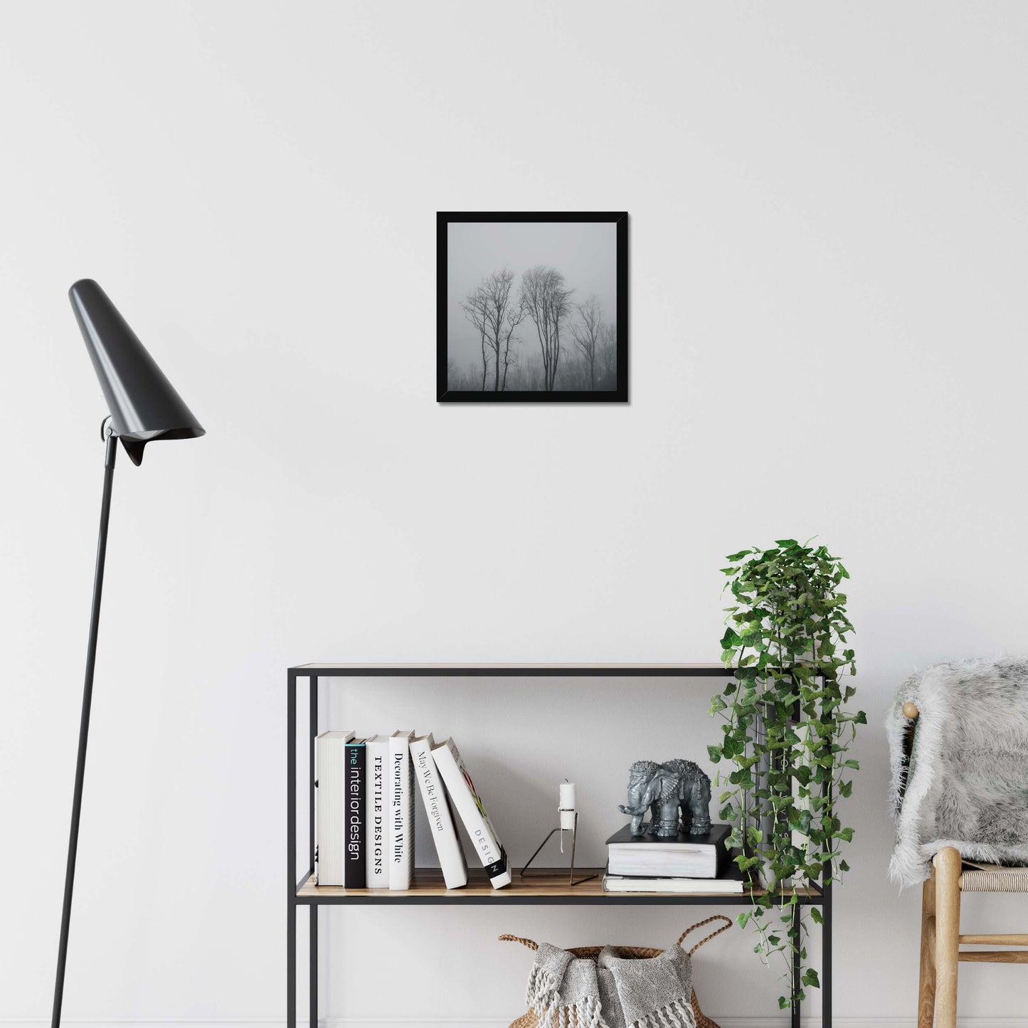 Lost in the Mist Framed Print