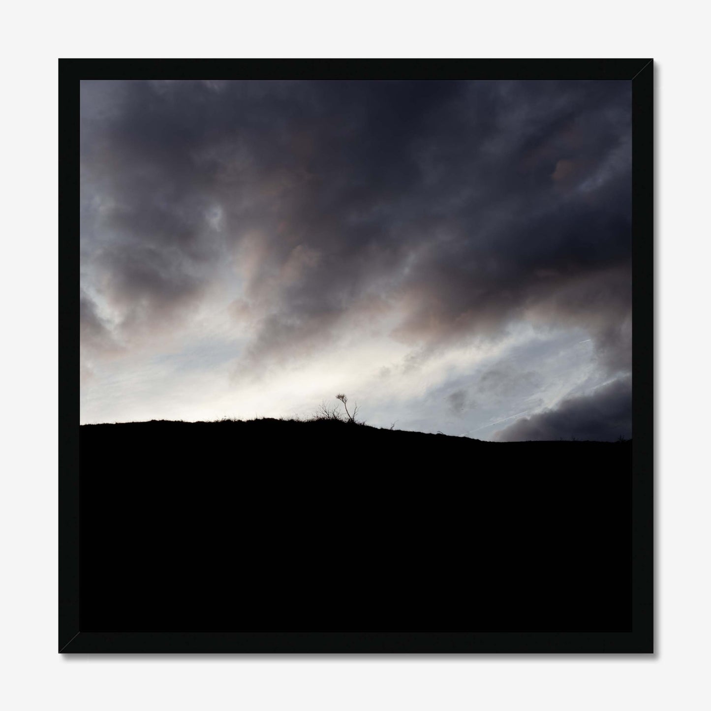 Against the Storm Framed Print