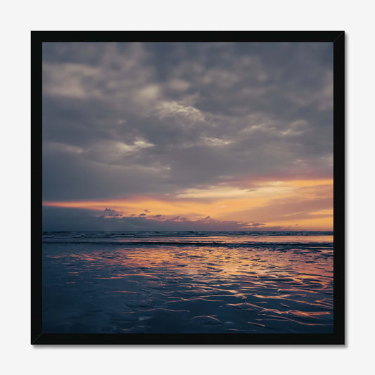 Embers on the Shore Framed Print