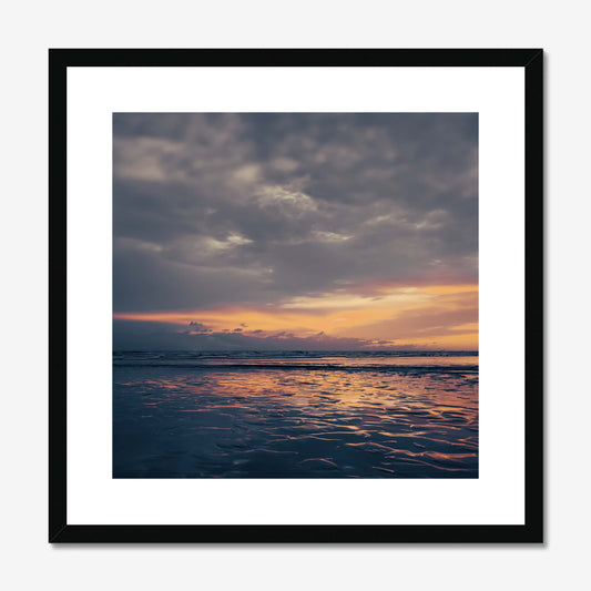 Embers on the Shore Framed & Mounted Print