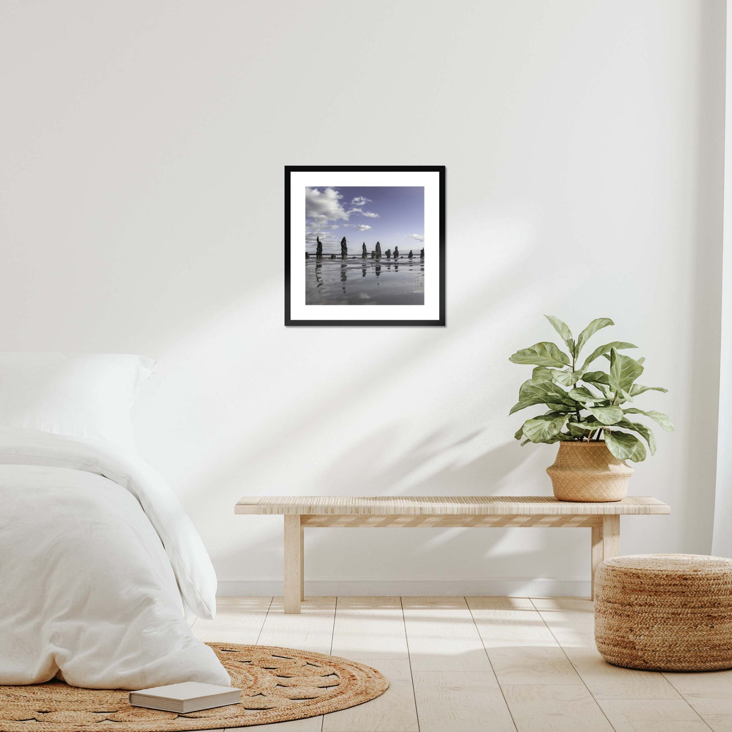 Embracing the Shore Framed & Mounted Print