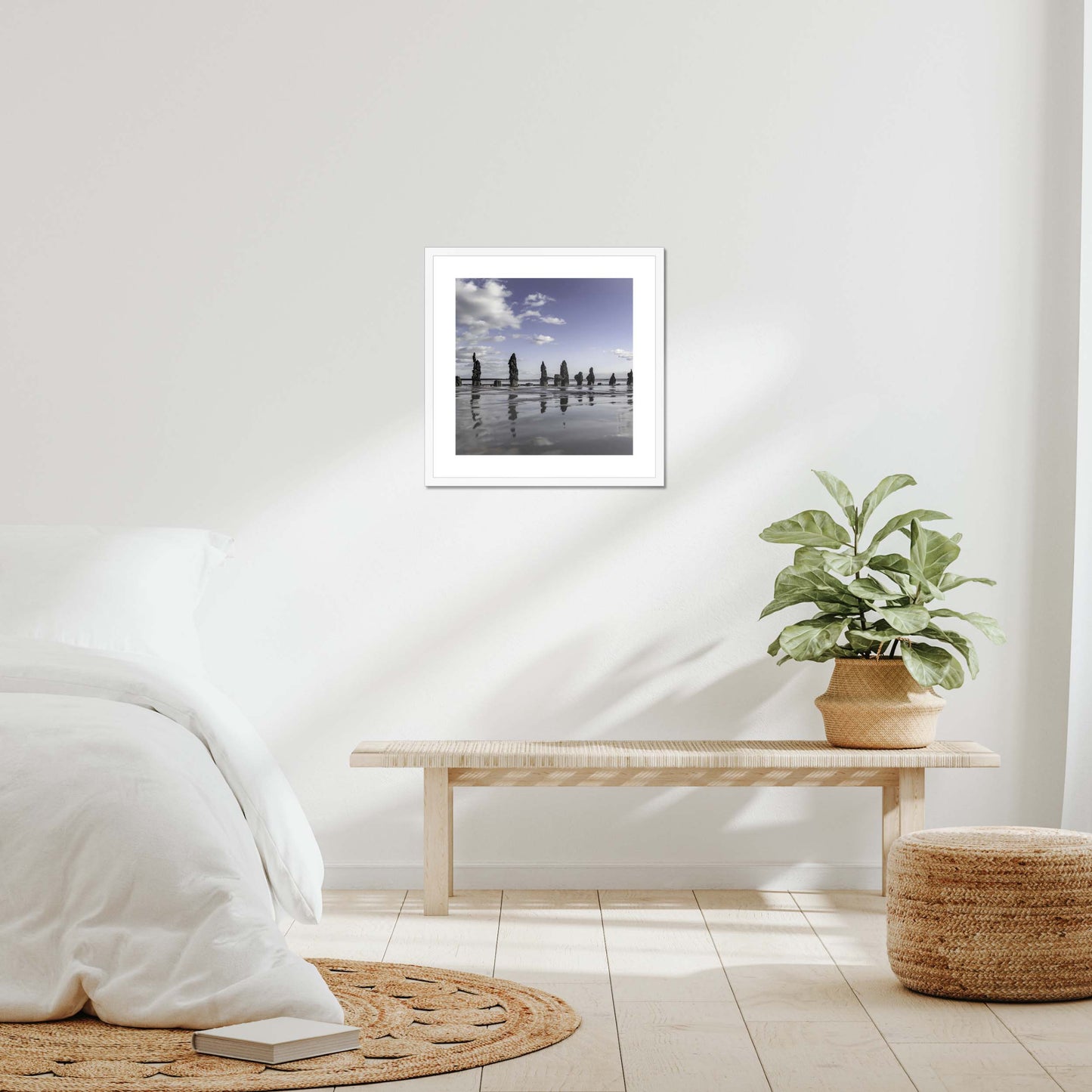 Embracing the Shore Framed & Mounted Print