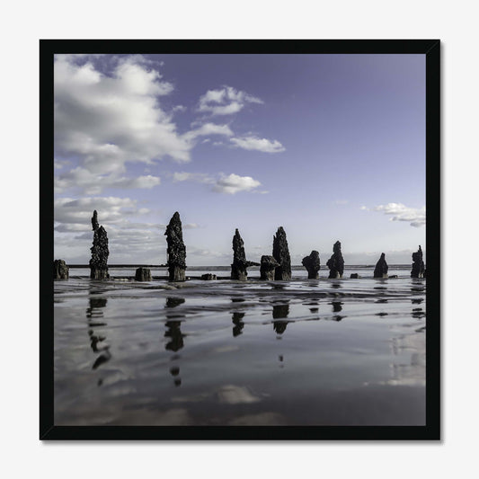 Embracing the Shore Framed Print