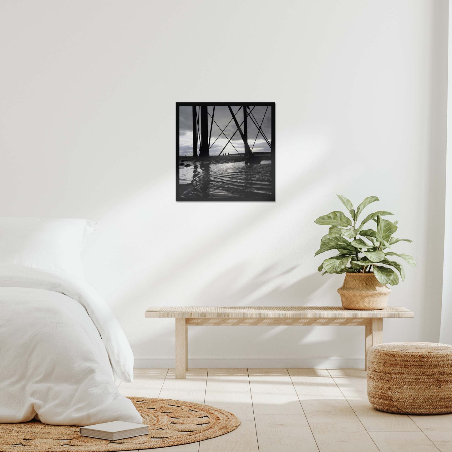 Under the Indigo Framed Print