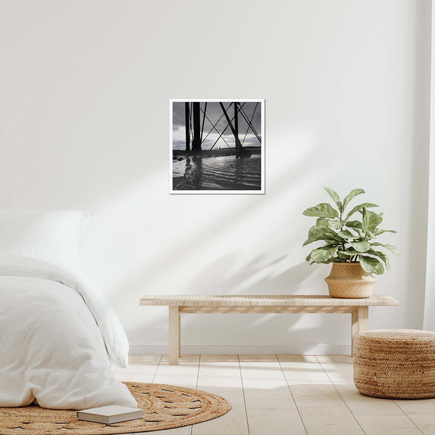 Under the Indigo Framed Print