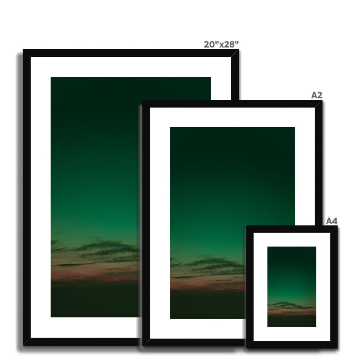 Mystic Skies Framed & Mounted Print