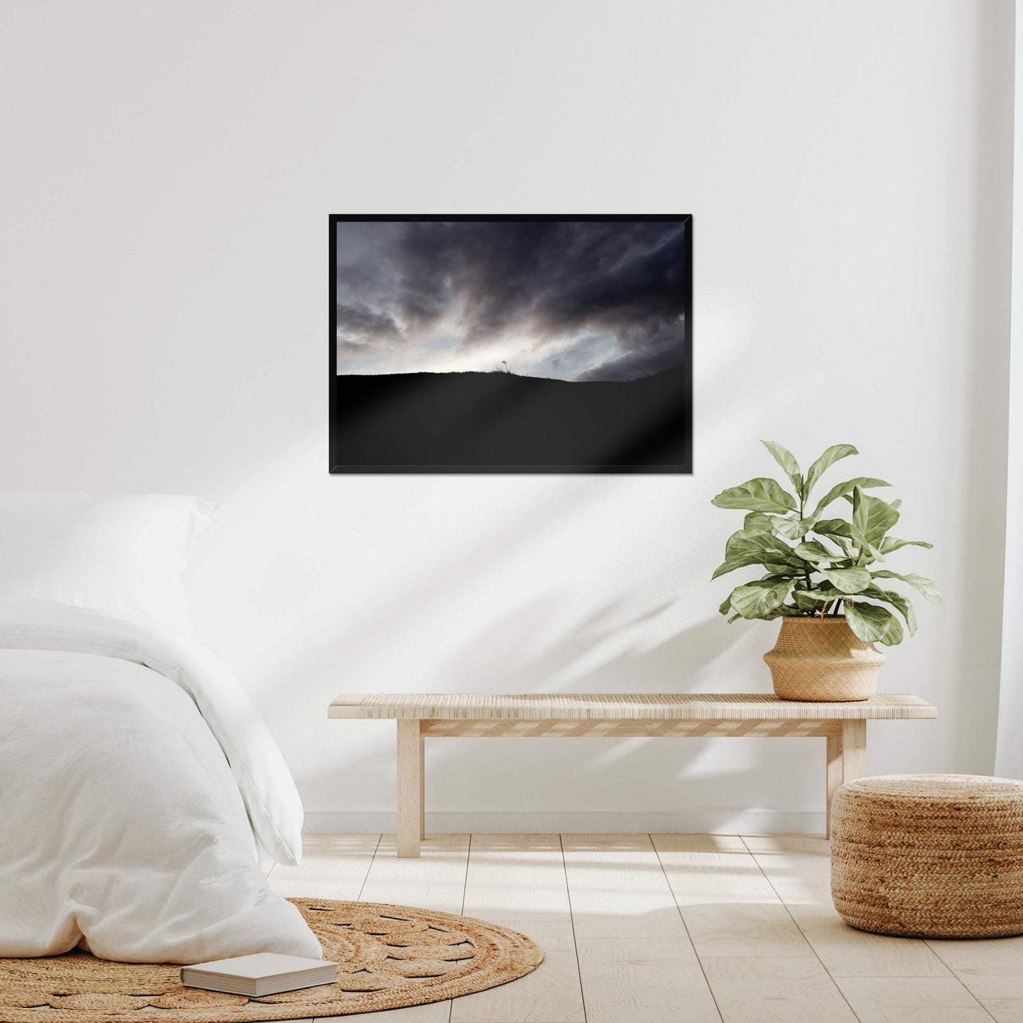 Against the Storm Framed Print