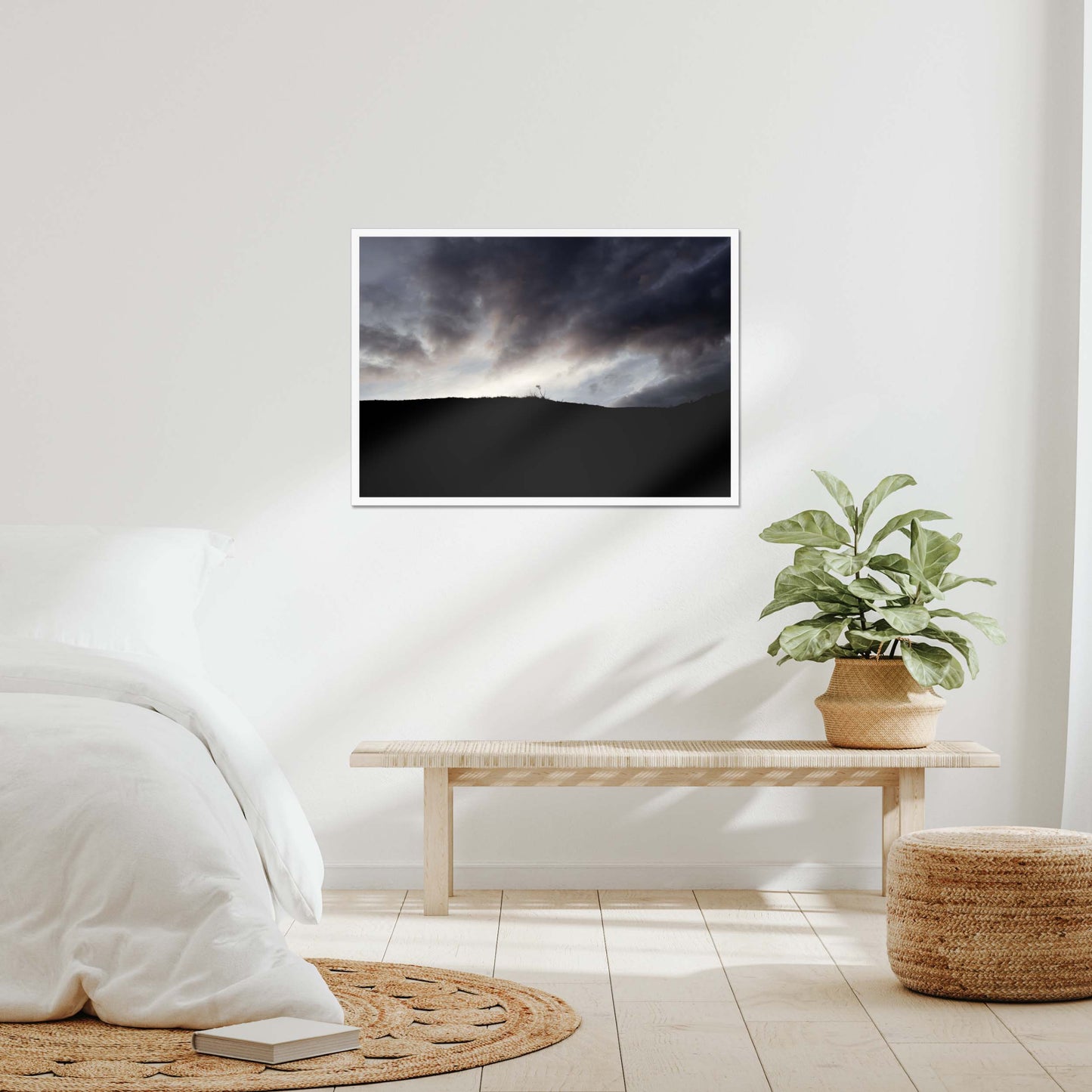 Against the Storm Framed Print