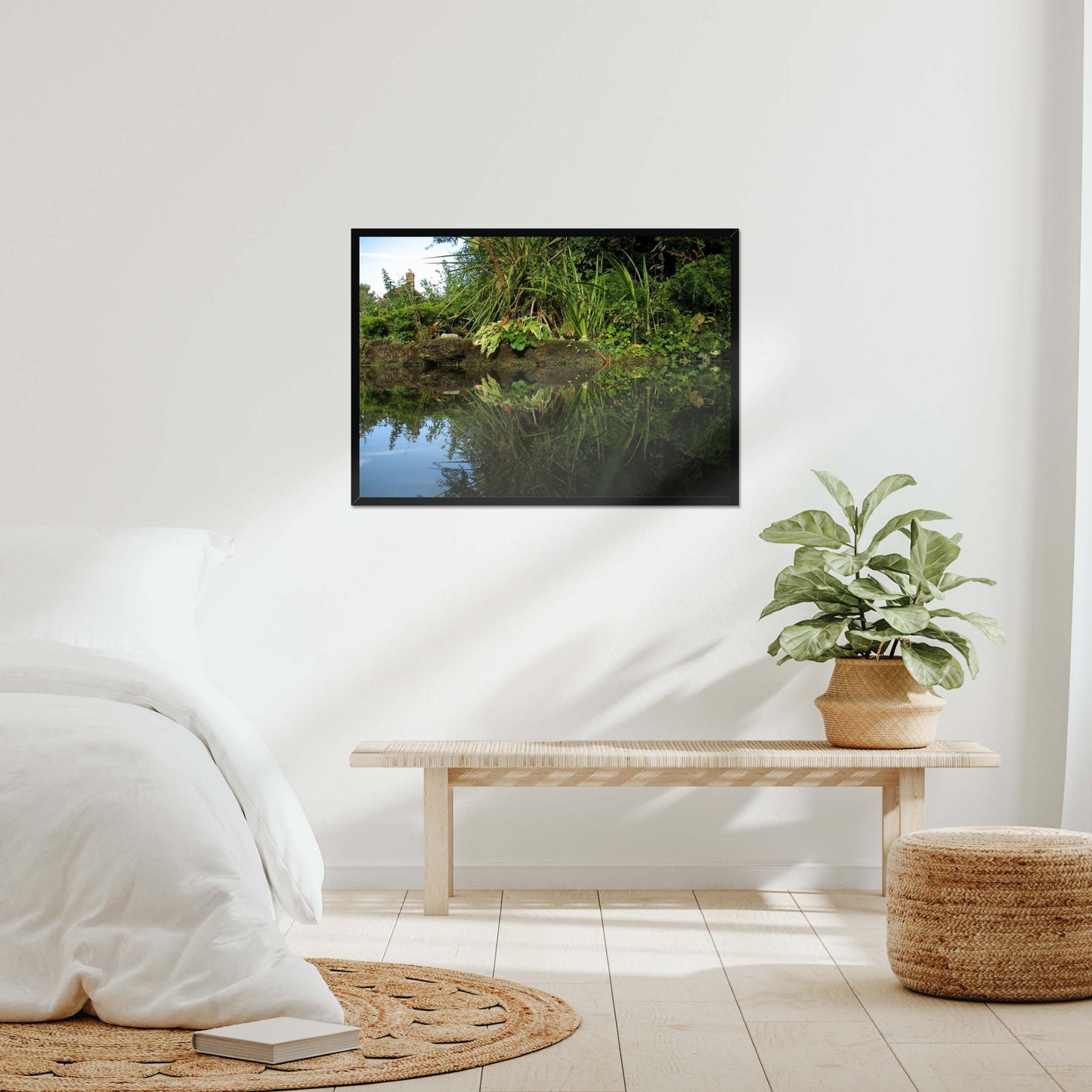 Emerald Embrace Framed Print
