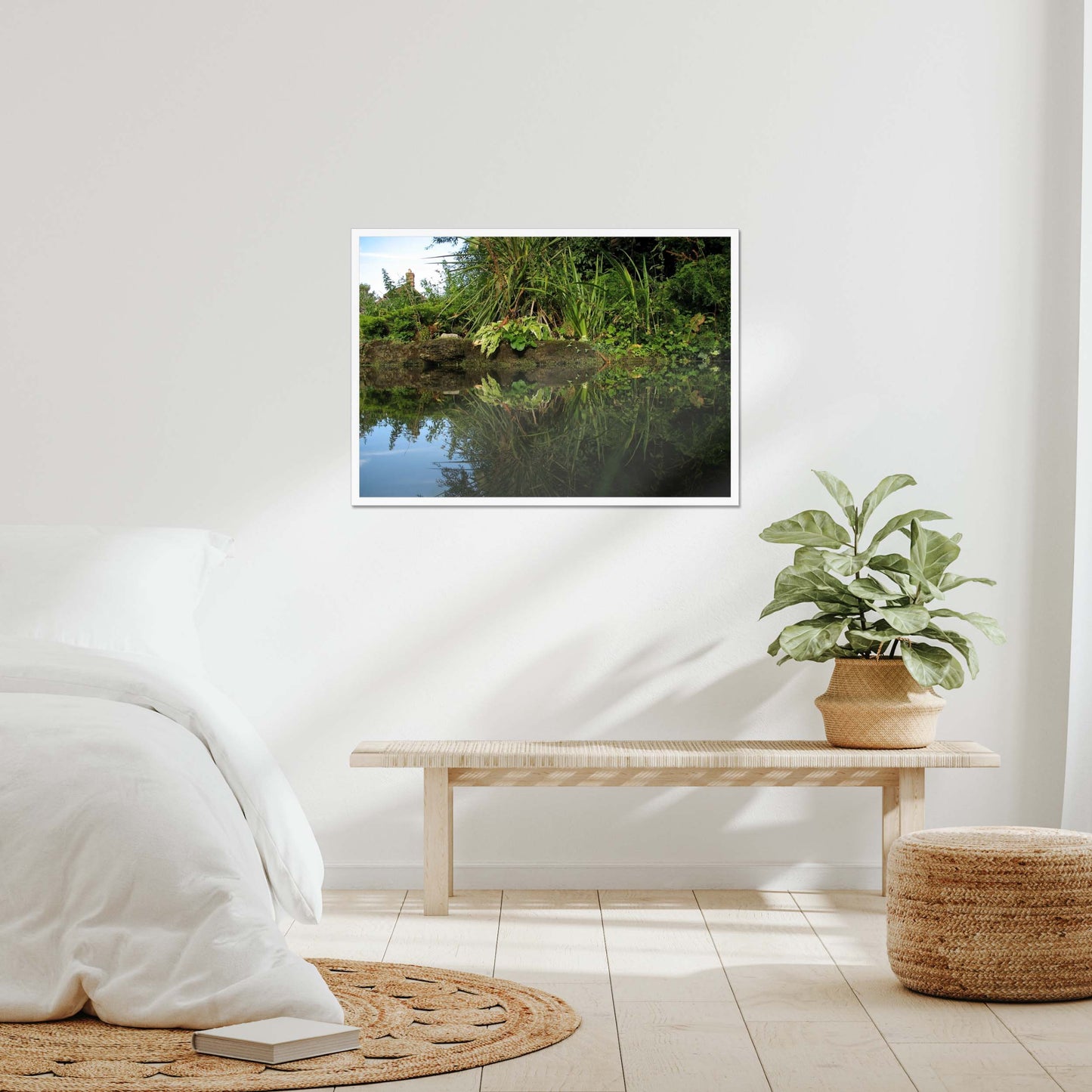 Emerald Embrace Framed Print