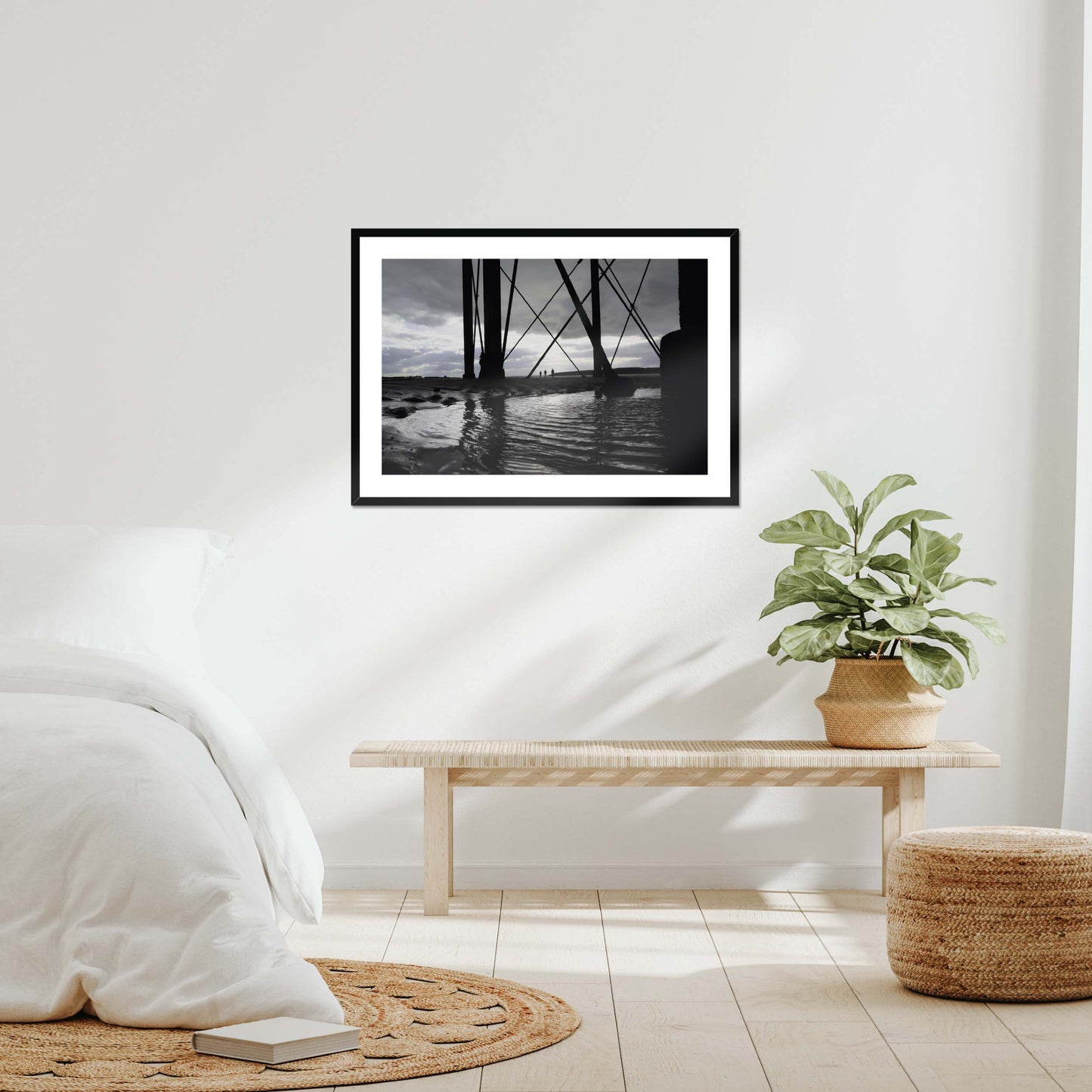 Under the Indigo Framed & Mounted Print