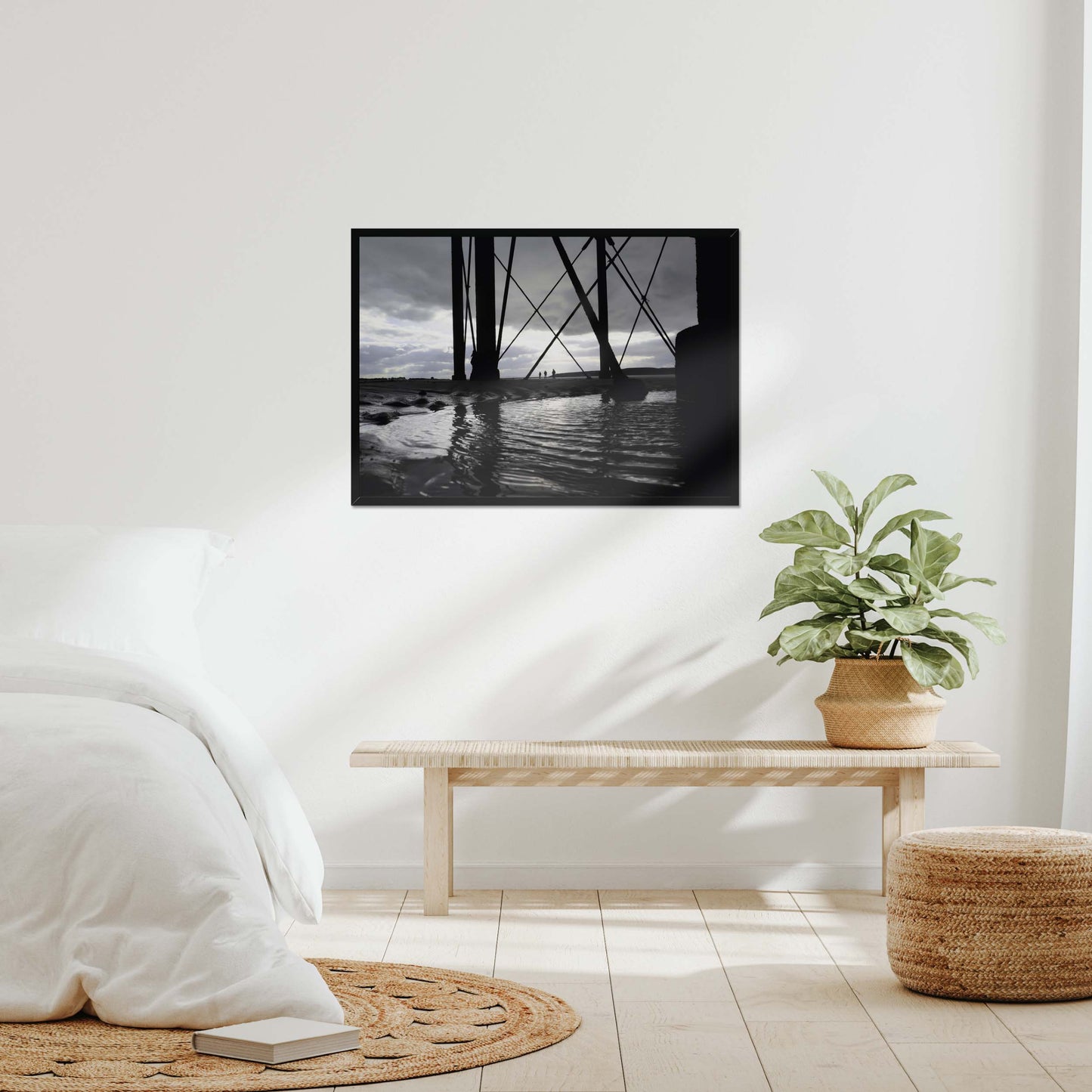 Under the Indigo Framed Print