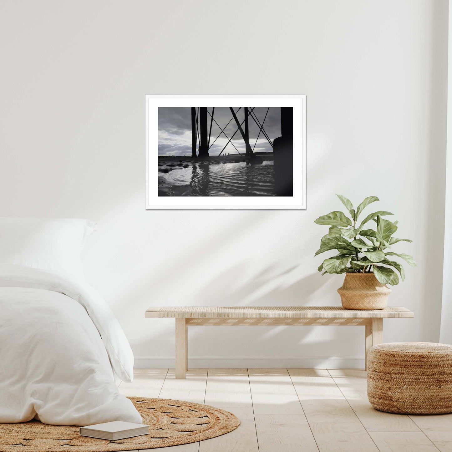 Under the Indigo Framed & Mounted Print