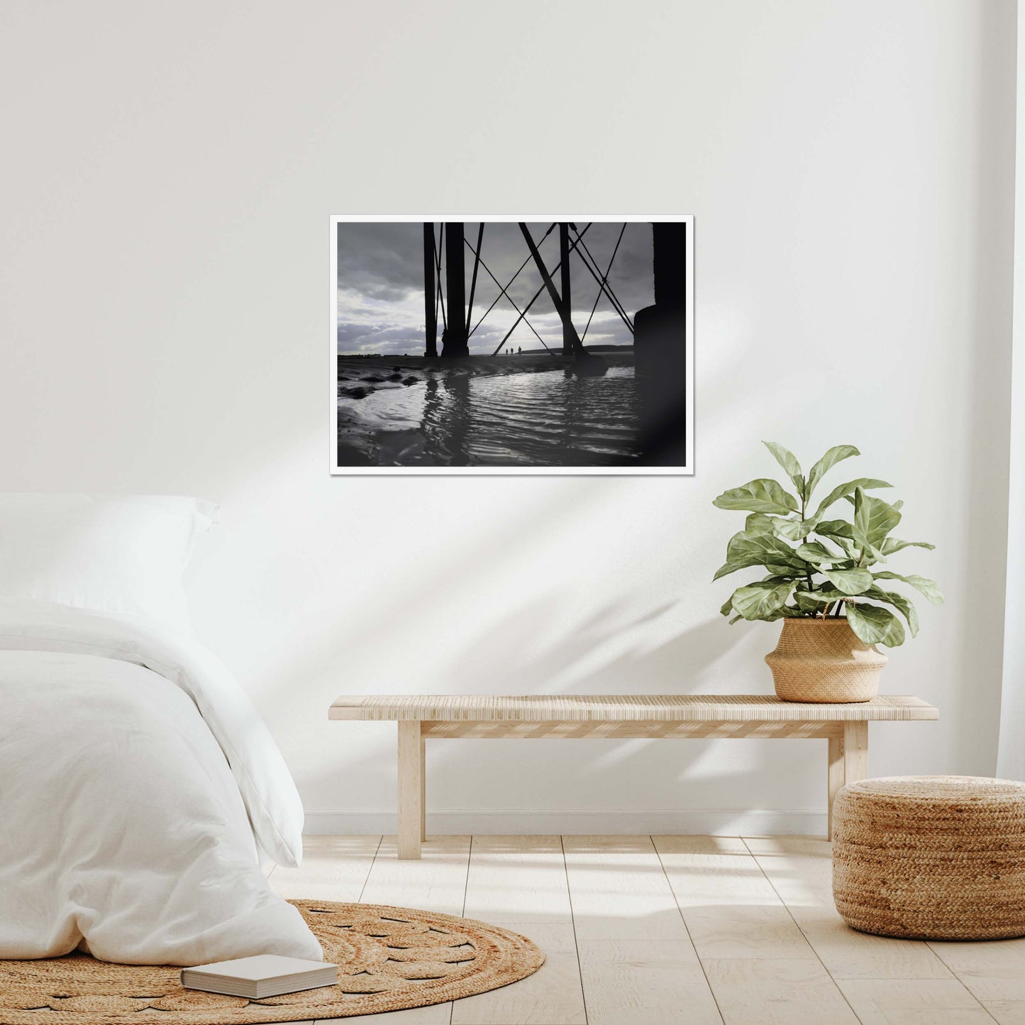 Under the Indigo Framed Print