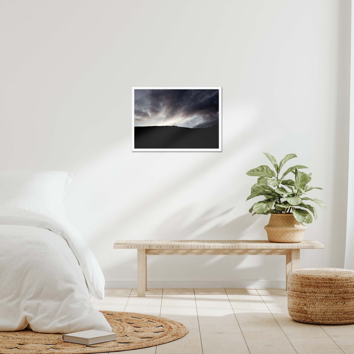 Against the Storm Framed Print