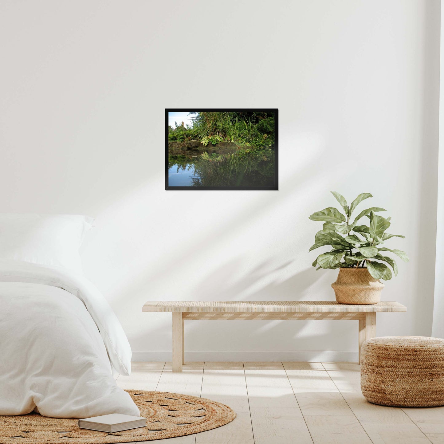 Emerald Embrace Framed Print