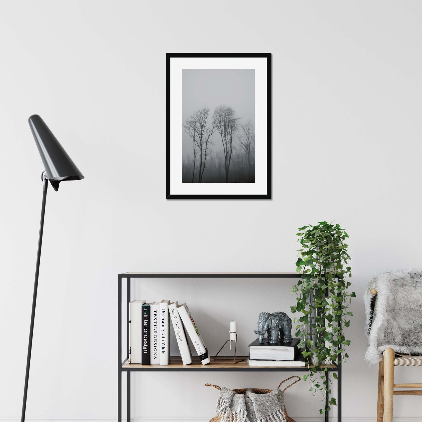 Lost in the Mist Framed & Mounted Print