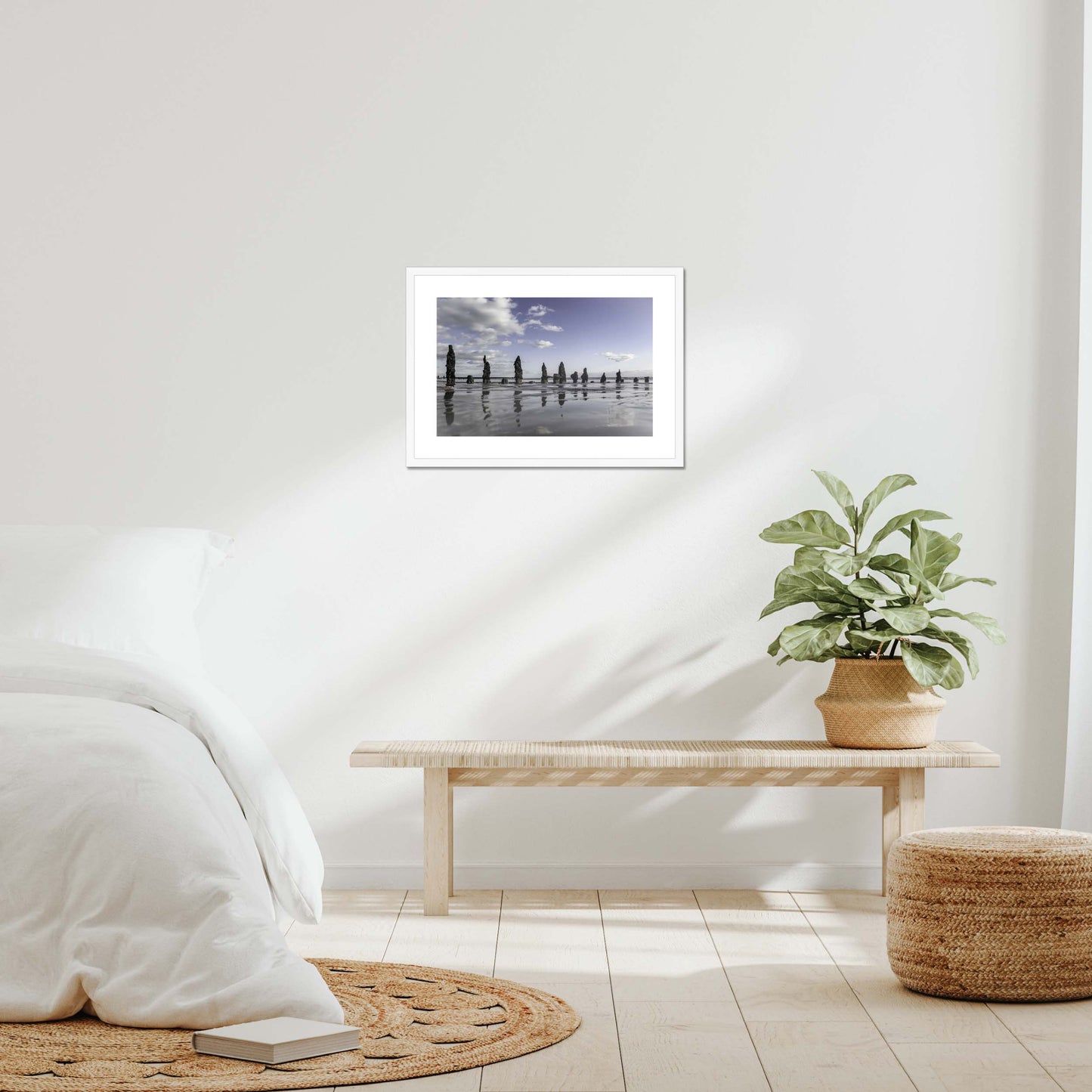 Embracing the Shore Framed & Mounted Print