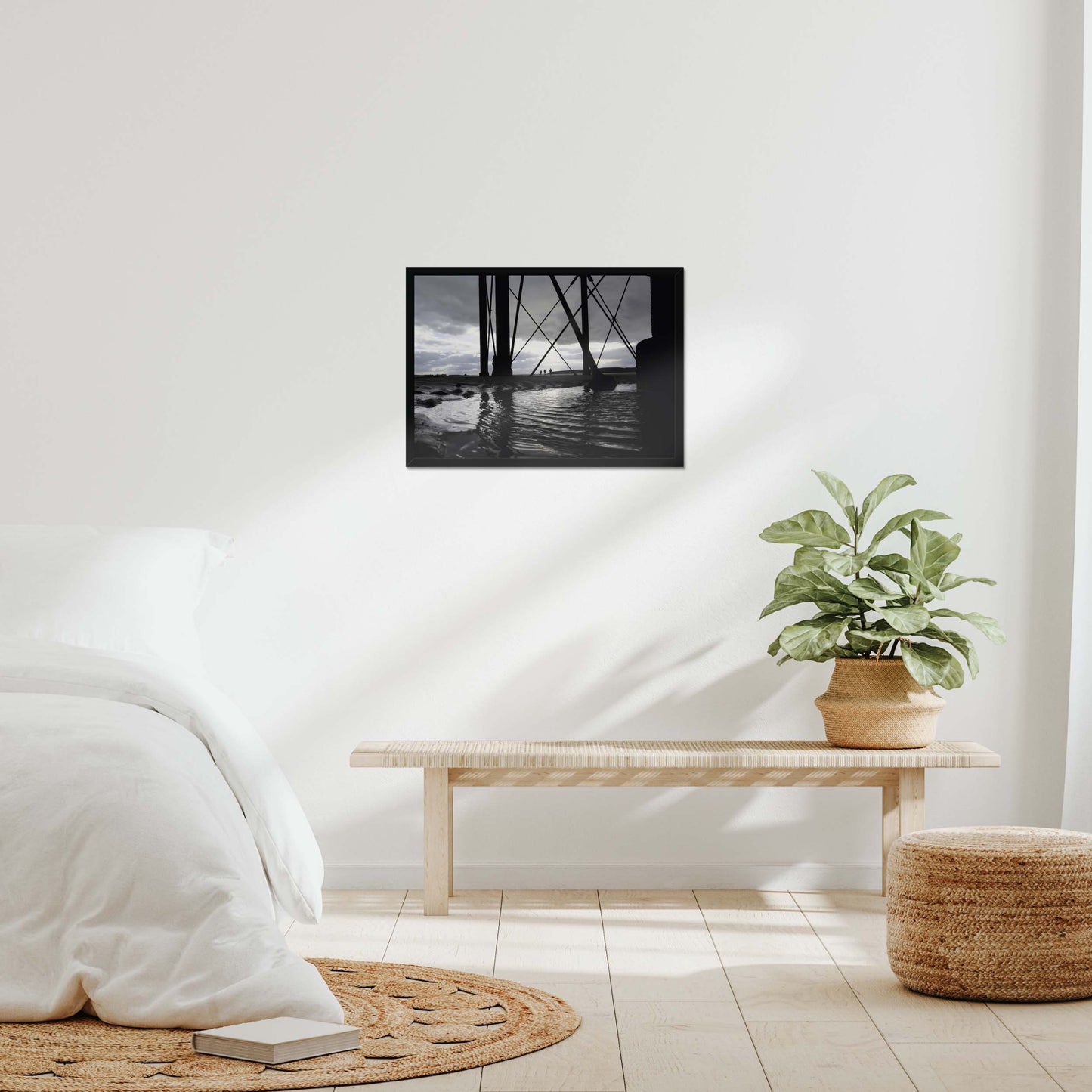 Under the Indigo Framed Print
