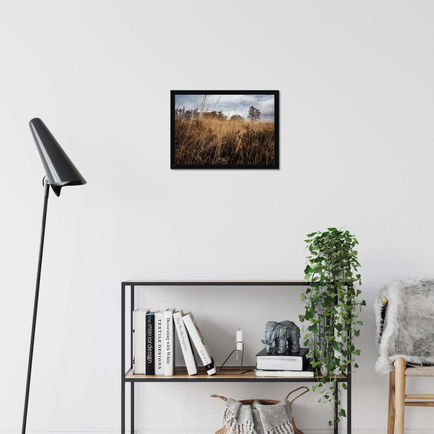 Amber Whispers Framed Print