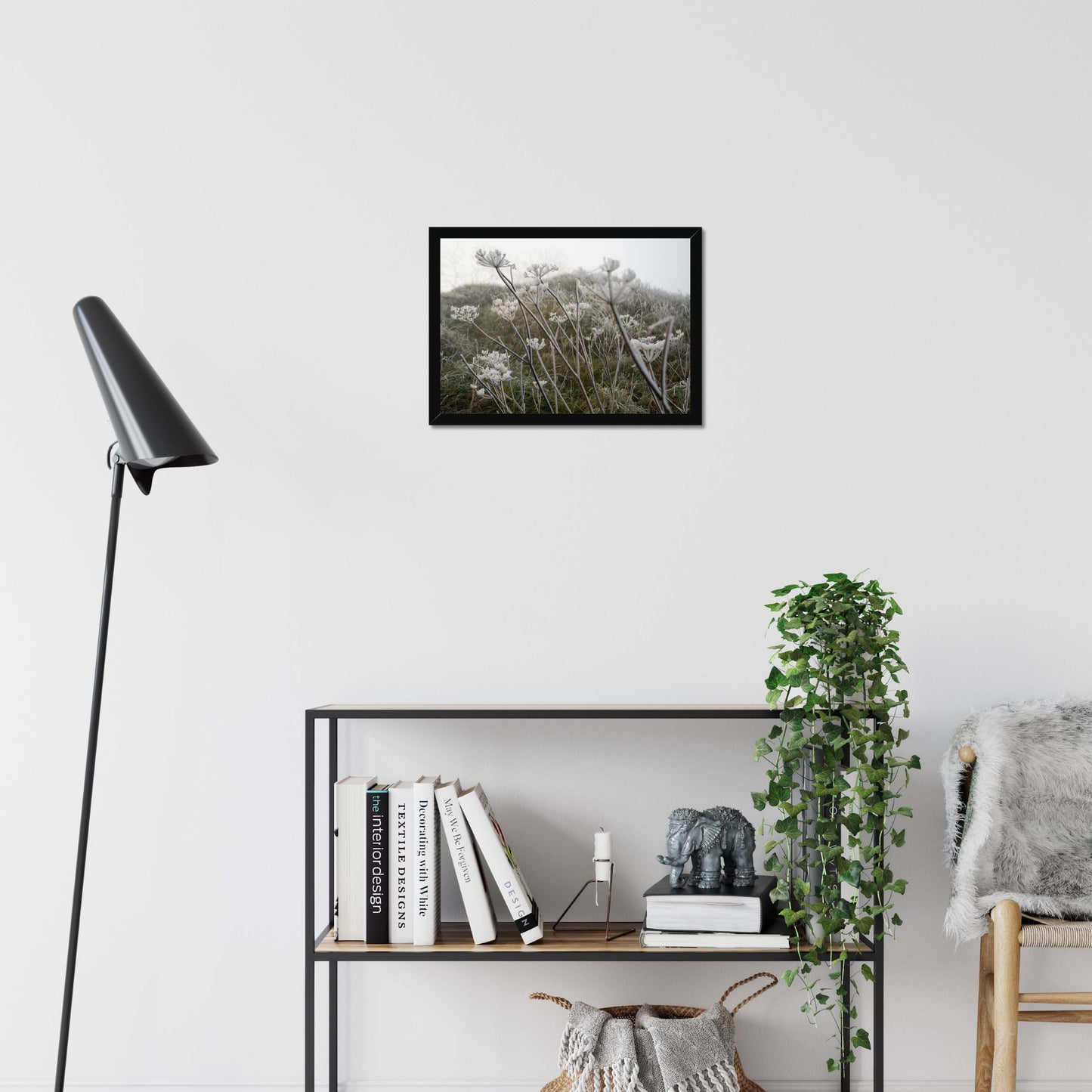Frost Kissed Framed Print