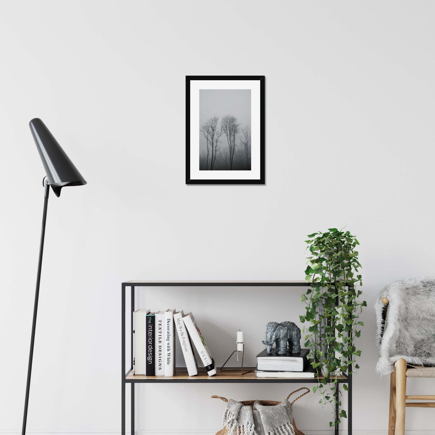 Lost in the Mist Framed & Mounted Print