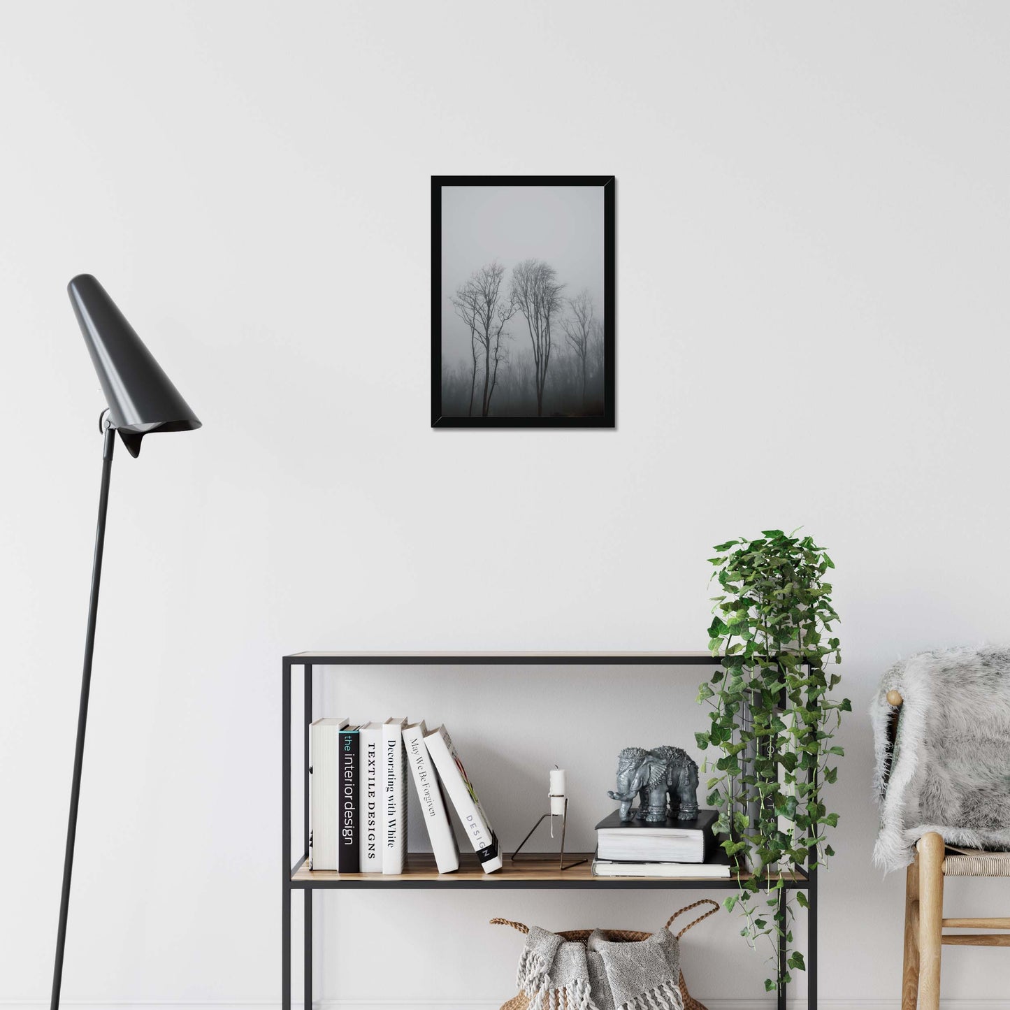Lost in the Mist Framed Print