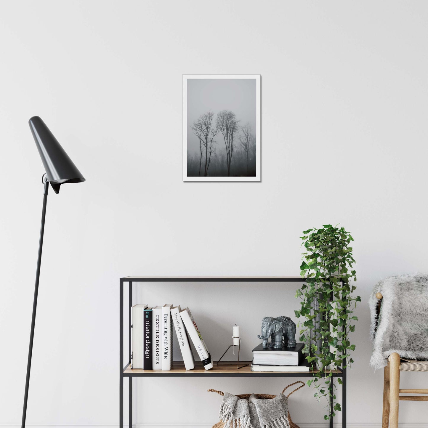 Lost in the Mist Framed Print