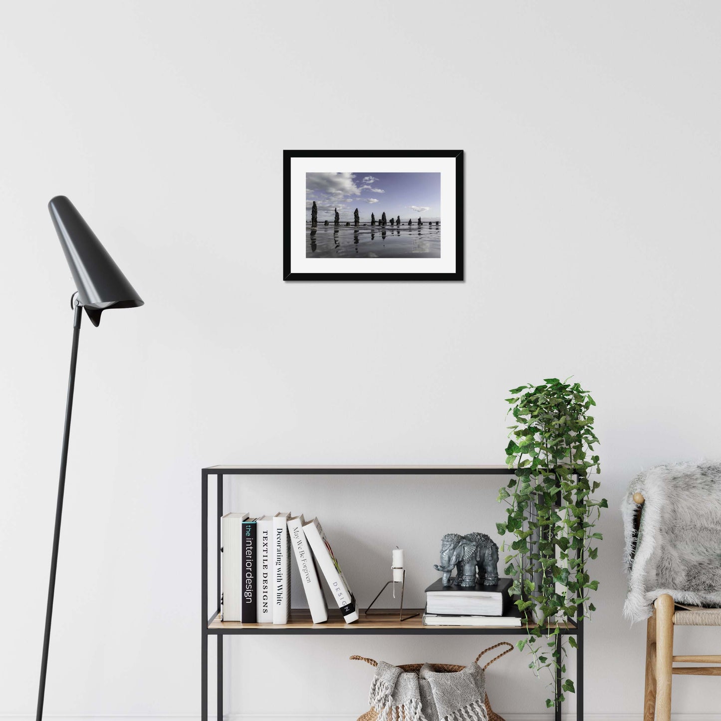Embracing the Shore Framed & Mounted Print