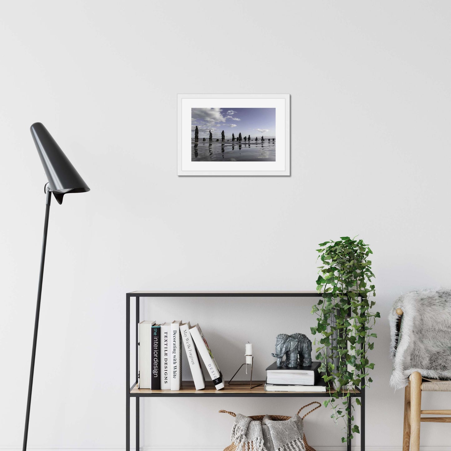Embracing the Shore Framed & Mounted Print