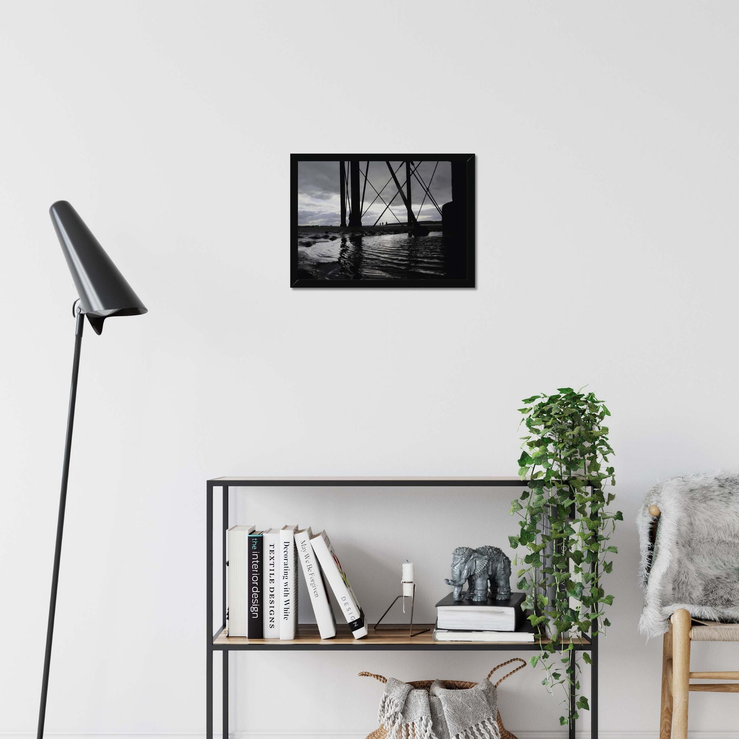 Under the Indigo Framed Print