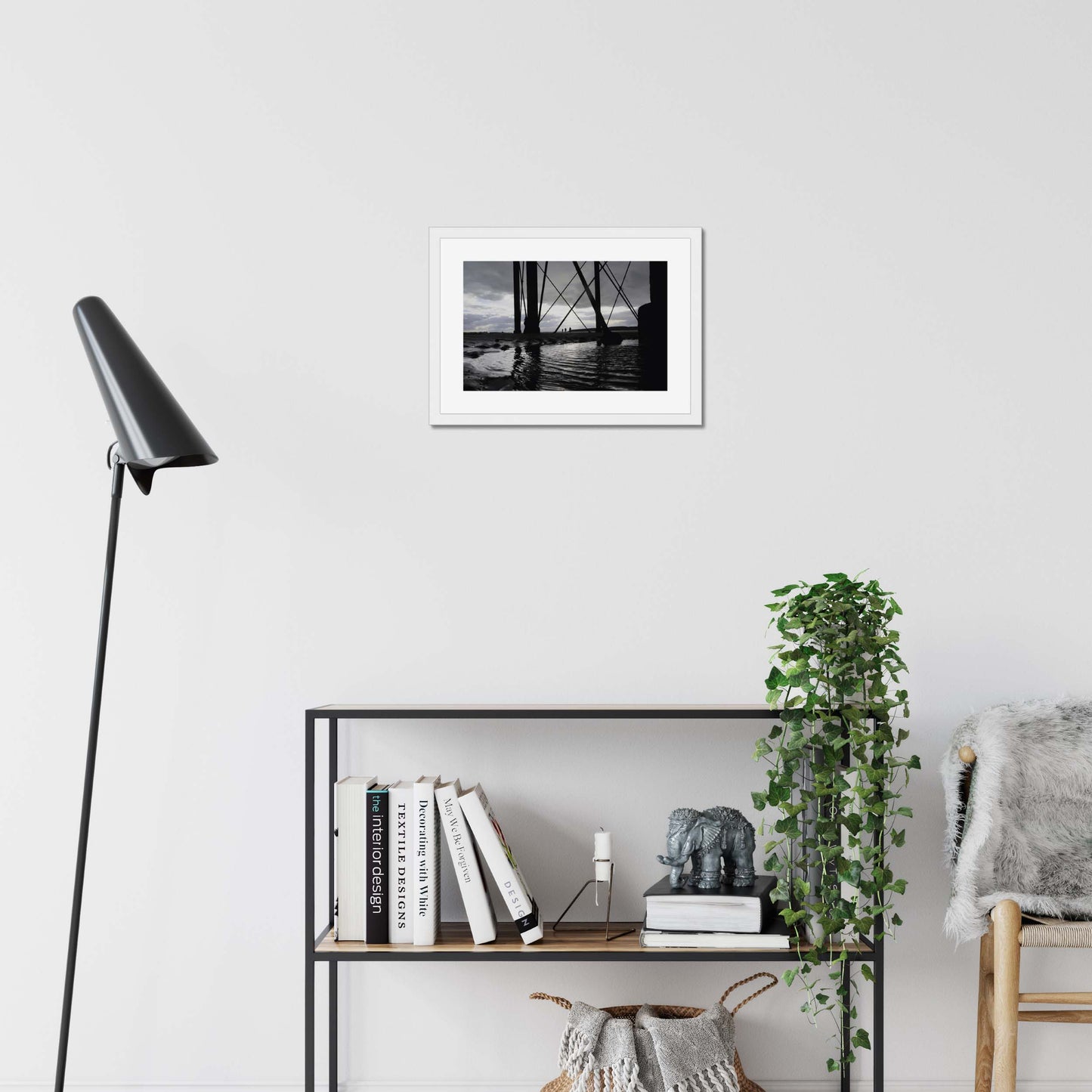 Under the Indigo Framed & Mounted Print