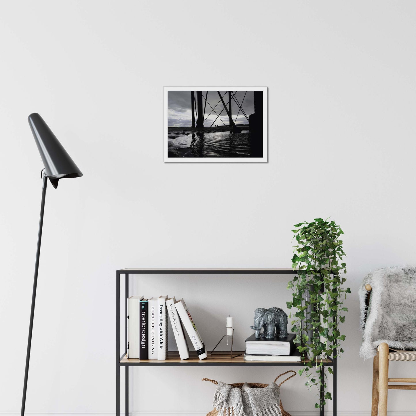 Under the Indigo Framed Print
