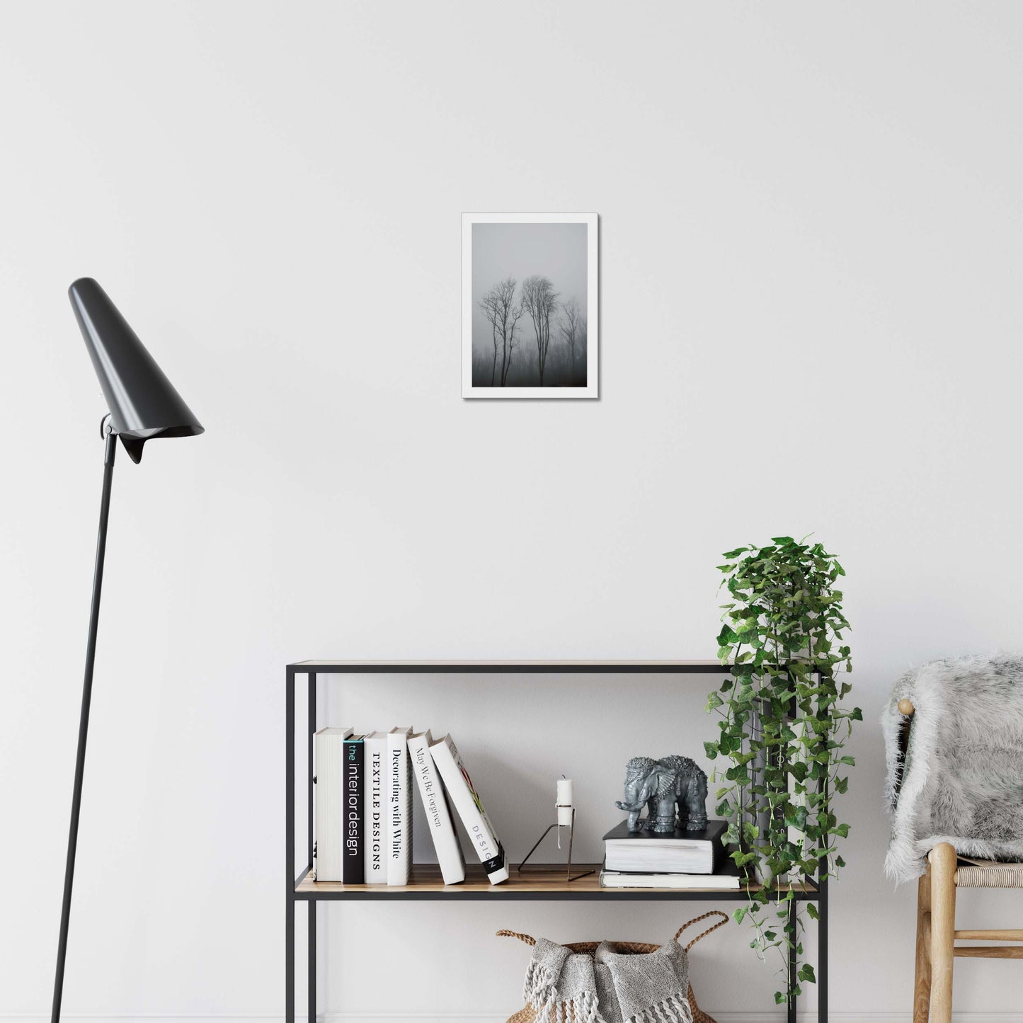 Lost in the Mist Framed Print