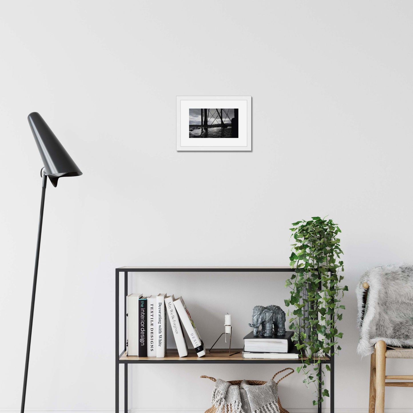 Under the Indigo Framed & Mounted Print