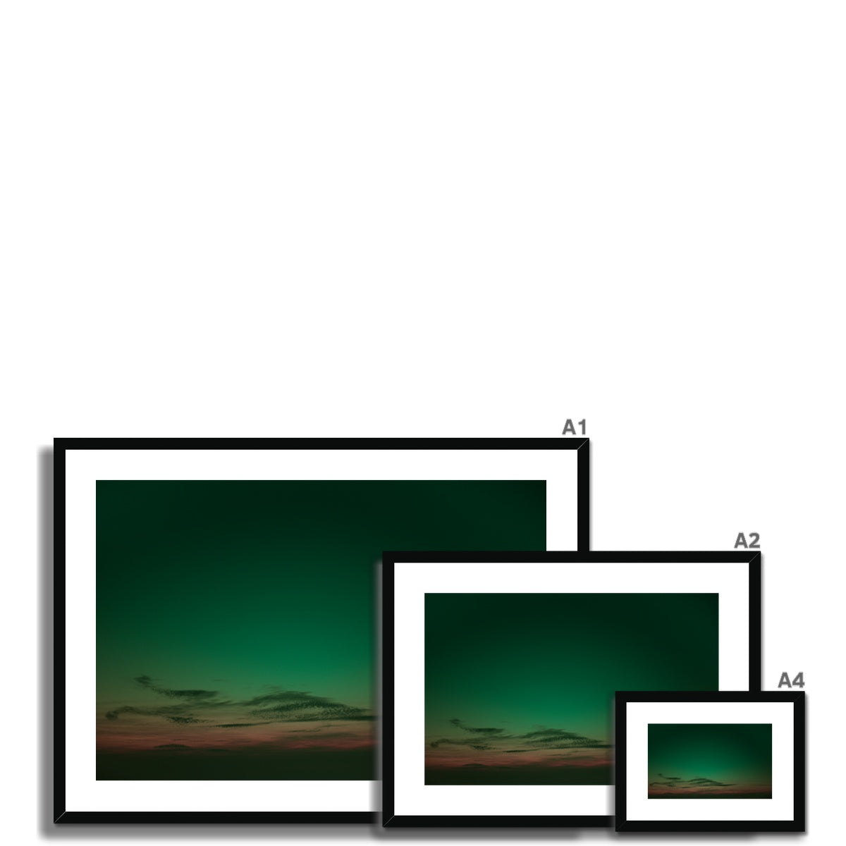 Mystic Skies Framed & Mounted Print