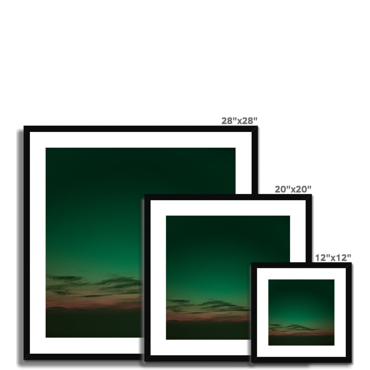 Mystic Skies Framed & Mounted Print