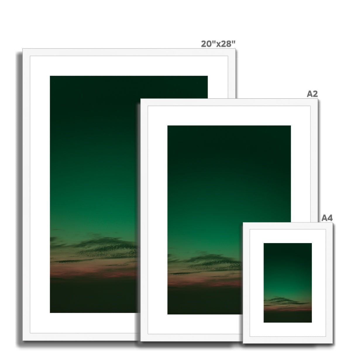 Mystic Skies Framed & Mounted Print
