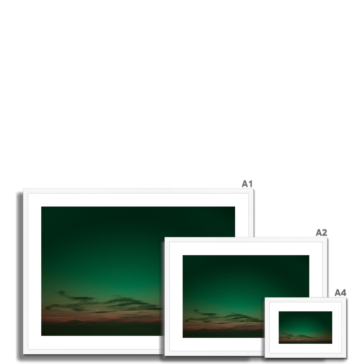 Mystic Skies Framed & Mounted Print